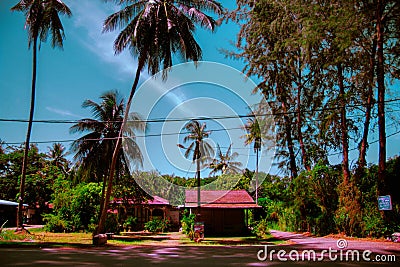 Malay house Stock Photo