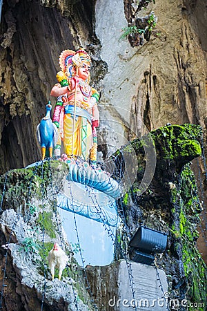 Malaysia - 12 Febuary 2017 :: Batu caves popular place to visit Editorial Stock Photo