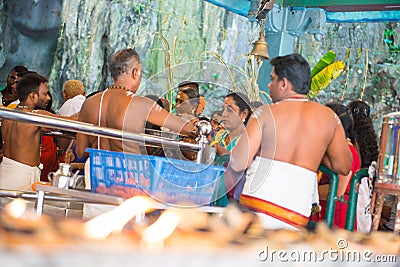 Malaysia - 12 Febuary 2017 :: Batu caves popular place to visit Editorial Stock Photo