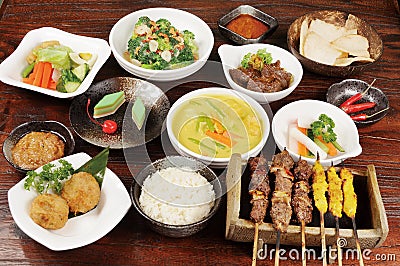 Malaysia Food Stock Photo