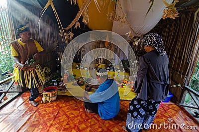 Malaysia indigenous culture ceremony. Editorial Stock Photo