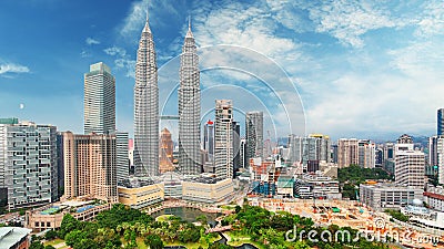 Malaysia, Kuala Lumpur skyline Stock Photo