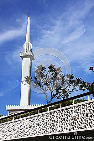 Malaysia National Mosque Stock Photo