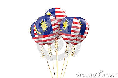 Malaysia patriotic balloons holyday concept Stock Photo