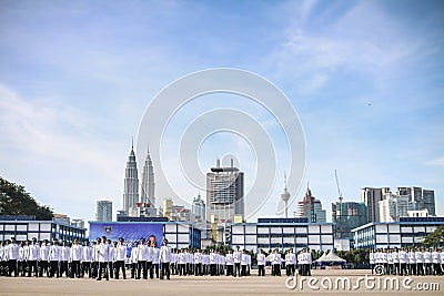 Malaysian cadet inspector Editorial Stock Photo