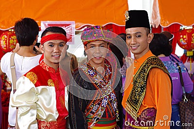 Malaysian Folkloric dancers Editorial Stock Photo