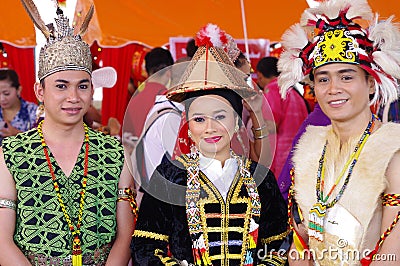 Malaysian Folkloric dancers Editorial Stock Photo