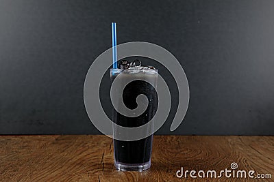 Malaysian ice black coffee best to drink during hot day Stock Photo