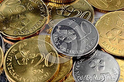 Malaysian Ringgit Stock Photo