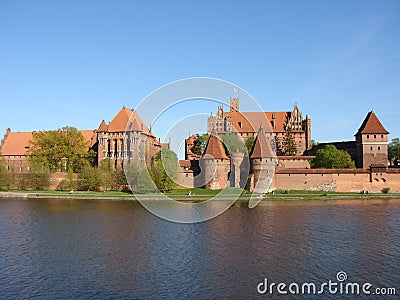 Malbork Castle Stock Photo