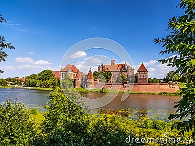 Malbork castle Stock Photo