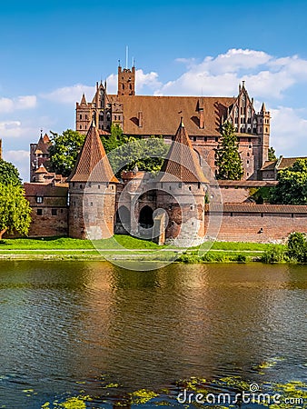 Malbork castle Stock Photo