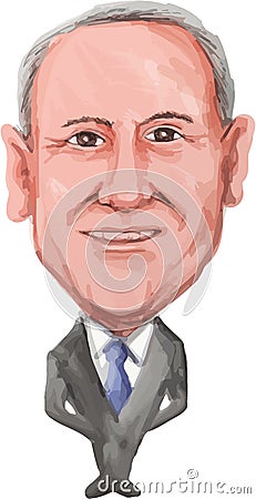 Malcolm Bligh Turnbull Prime Minister Australia Cartoon Illustration