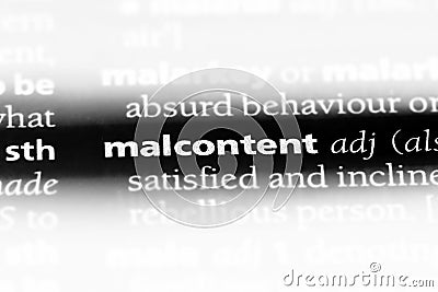 malcontent Stock Photo