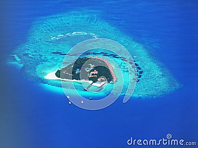 Maldives island Stock Photo