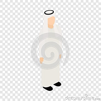 Male arab isometric icon Vector Illustration