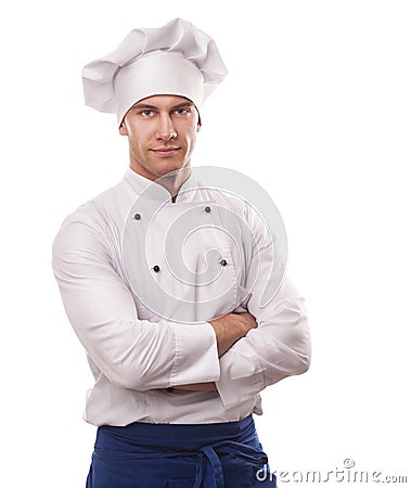 A male chef Stock Photo