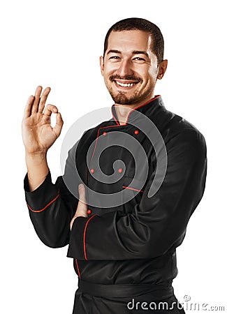 Male chef Stock Photo