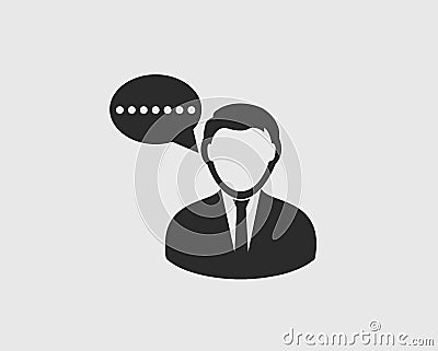 Male Conversion Bubble icon . Vector Illustration