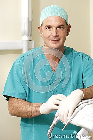 Male Dentist Stock Photo