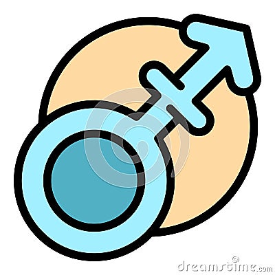 Male education icon vector flat Stock Photo