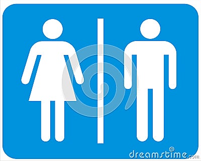 Male and female signs Stock Photo