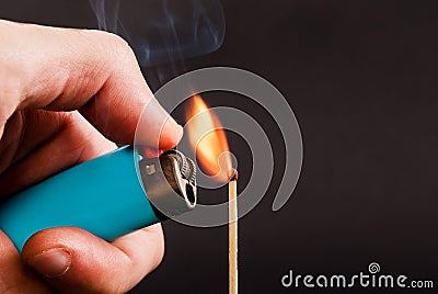 Igniting Possibilities: The Power of Fire Stock Photo