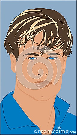 Male Model Vector Illustration