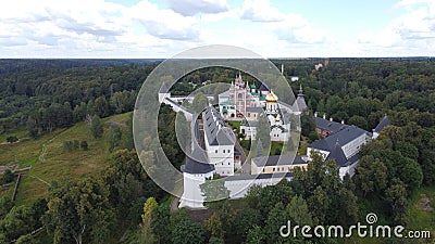 Male monastery in Zvenigorod Stock Photo