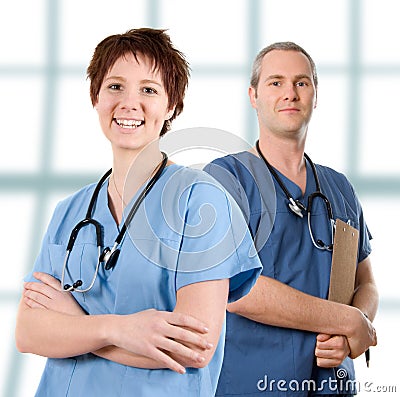 Male nurse Stock Photo