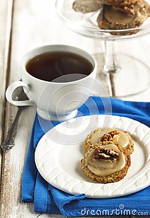 Male walnut cookies Stock Photo