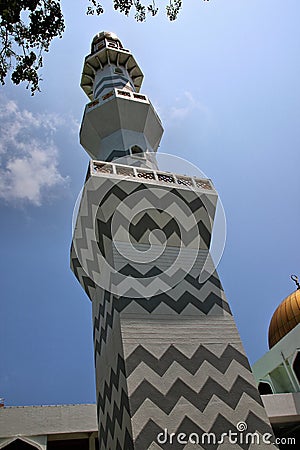 Male which is the Maldivian capital, Maldives Stock Photo