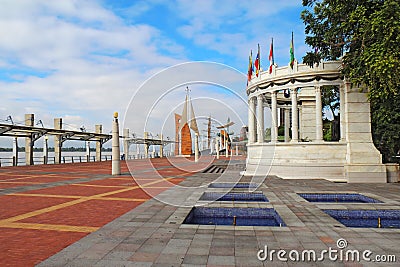 The Malecon 2000 in Guayaquil, Ecuador Stock Photo