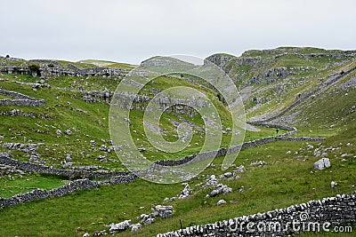 Malham Cove, Malhamdale, Yorkshire Dales, England, UK Stock Photo