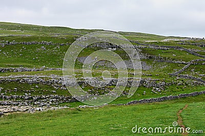 Malham Cove, Malhamdale, Yorkshire Dales, England, UK Stock Photo