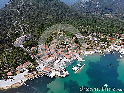 Mali Ston Bay in Croatia Stock Photo