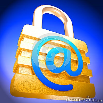 Malicious Emails Spam Malware Alert 3d Rendering Stock Photo