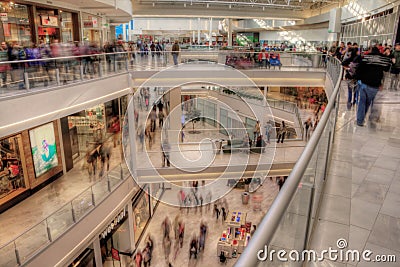 The Mall of America is a Major Shopping Center in The Twin Cities of Minnesota known Nationwide Editorial Stock Photo
