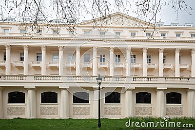 Carlton House Terrace on The Mall in London, Stock Photo