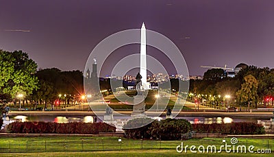 The Mall Smithsonian Washington Monument Washington DC Stock Photo