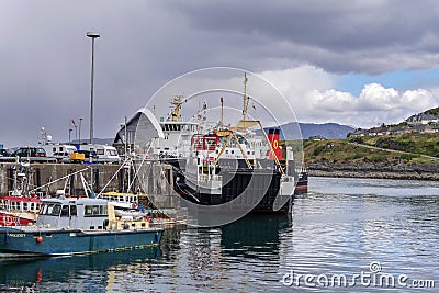 Mallaig Harbour Lochaber Scotland Editorial Stock Photo