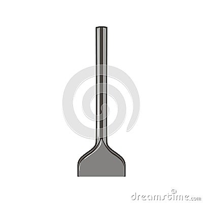 mallet brick chisel cartoon vector illustration Vector Illustration