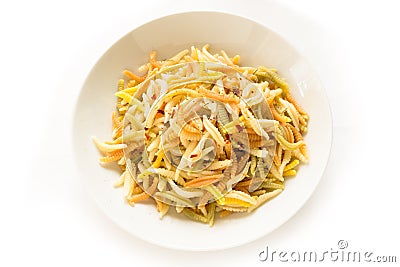 Malloreddus, Sardinian pasta Stock Photo