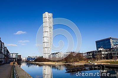 Malmo Turning Torso Editorial Stock Photo