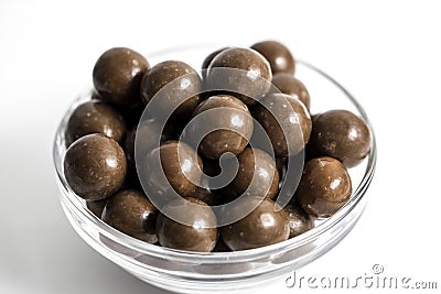 Malt Balls Stock Photo