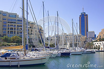 Malta marina Stock Photo