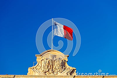 Malta. National Flag. Stock Photo