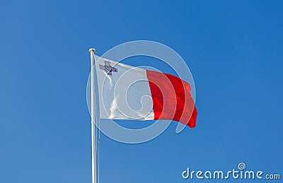 Malta. National Flag. Stock Photo