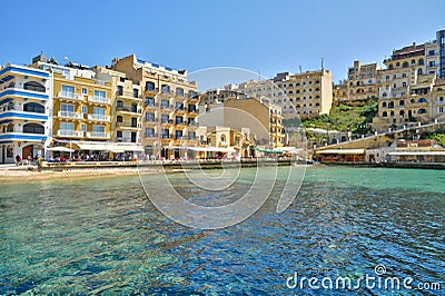 Malta, the picturesque island of Gozo Editorial Stock Photo