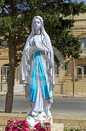 Malta, Streets of Dingli Stock Photo